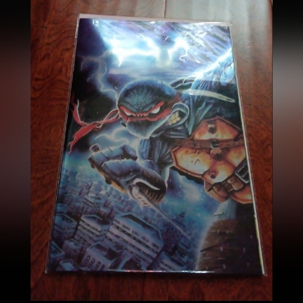 Teenage Mutant Ninja Turtles SDCC Foil By Poncho Comic Lim To 500